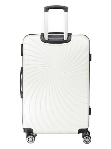 Geographical Norway 5-delige hardcase-trolleyset "Sunlighteo" wit