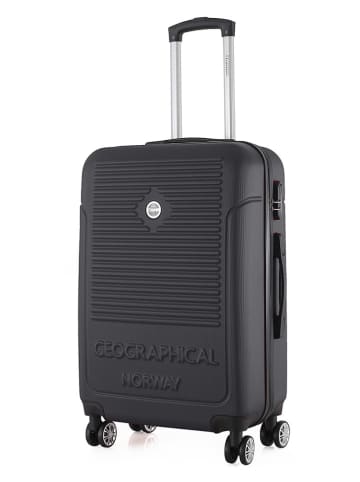 Geographical Norway 3-delige hardcase-trolleyset "Santiago" zwart