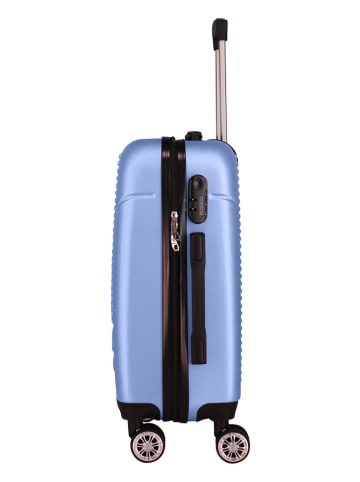 Geographical Norway 3tlg. Hardcase-Trolleyset "Santiago" in Hellblau