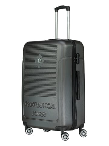 Geographical Norway 3tlg. Hardcase-Trolleyset "Santiago" in Anthrazit