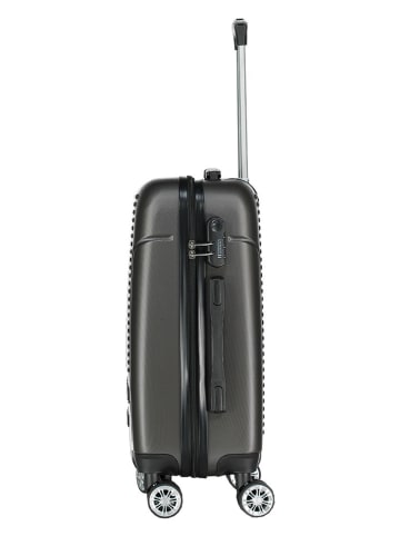 Geographical Norway 3-delige hardcase-trolleyset "Santiago" antraciet