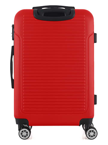 Geographical Norway 3tlg. Hardcase-Trolleyset "Santiago" in Rot