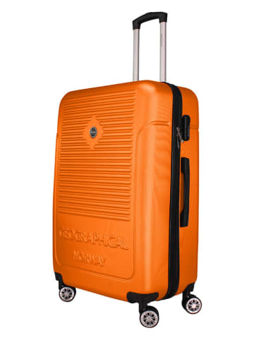 Geographical Norway 3tlg. Hardcase-Trolleyset "Santiago" in Orange