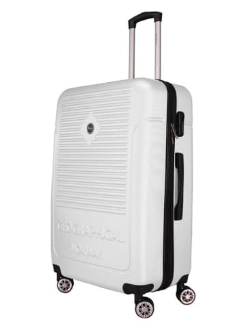 Geographical Norway 3tlg. Hardcase-Trolleyset "Santiago" in Weiß