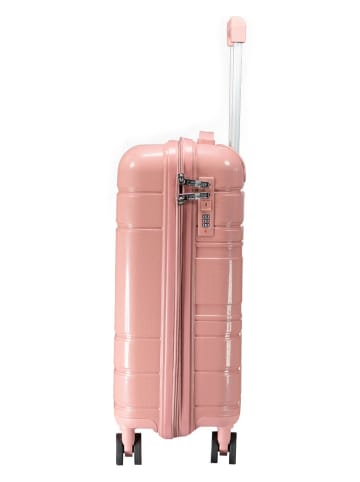 Geographical Norway 3tlg. Hardcase-Trolleyset "Savage" in Rosa