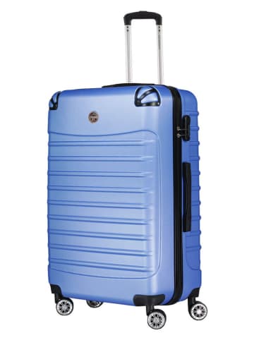 Geographical Norway 3-delige hardcase-trolleyset "Shock" blauw