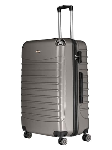 Geographical Norway 3-delige hardcase-trolleyset "Shock" grijs