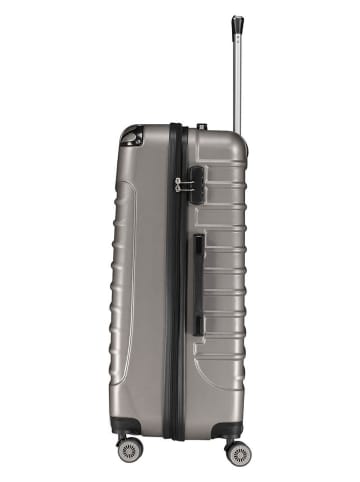 Geographical Norway 3-delige hardcase-trolleyset "Shock" grijs