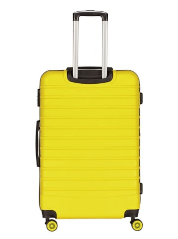 Geographical Norway 3tlg. Hardcase-Trolleyset "Shock" in Gelb