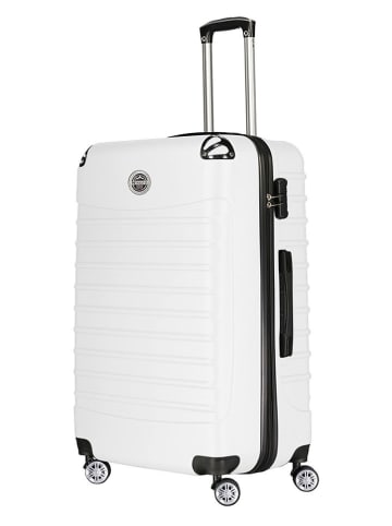 Geographical Norway 3-delige hardcase-trolleyset "Shock" wit