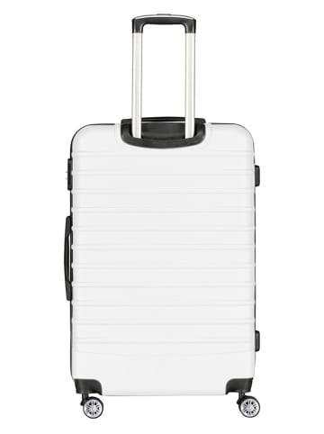 Geographical Norway 3tlg. Hardcase-Trolleyset "Shock" in Weiß