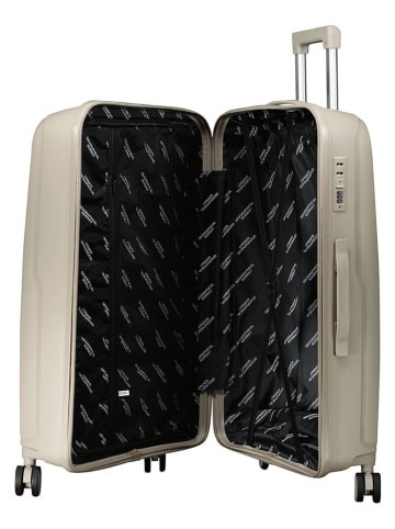 Geographical Norway 3-delige hardcase-trolleyset "Sillo" beige