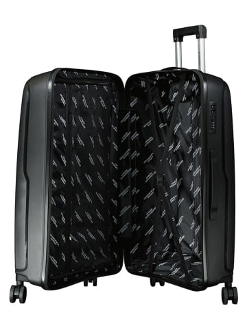 Geographical Norway 3-delige hardcase-trolleyset "Sillo" zwart