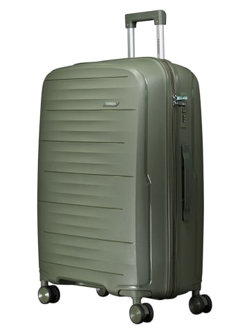 Geographical Norway 3-delige hardcase-trolleyset "Sillo" kaki