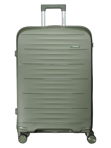 Geographical Norway 3-delige hardcase-trolleyset "Sillo" kaki