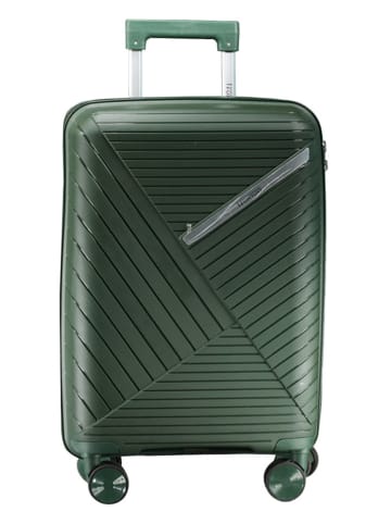 Geographical Norway 3-delige hardcase-trolleyset "Simi" groen