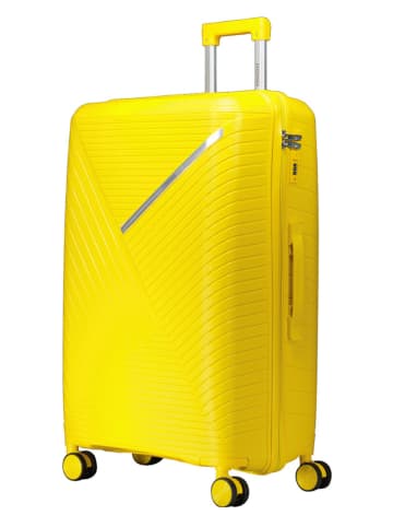 Geographical Norway 3-delige hardcase-trolleyset "Simi" geel