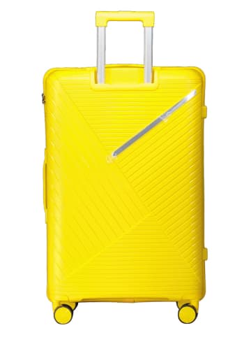 Geographical Norway 3-delige hardcase-trolleyset "Simi" geel