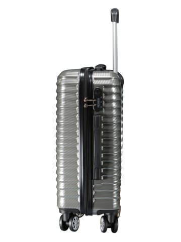 Geographical Norway 3-delige hardcase-trolleyset "Sopearl" grijs