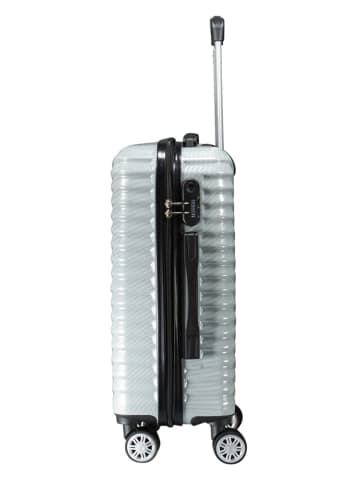 Geographical Norway 3tlg. Hardcase-Trolleyset "Sopearl" in Silber