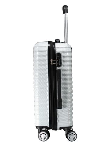 Geographical Norway 3tlg. Hardcase-Trolleyset "Sopearl" in Weiß