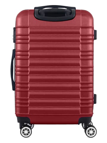 Geographical Norway 3-delige hardcase trolleyset "Sourcing" bordeaux