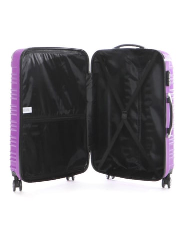 Geographical Norway 3-delige hardcase-trolleyset "Sourcing" paars