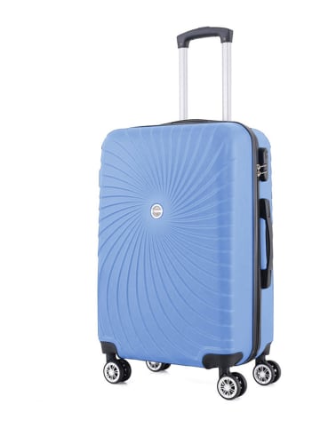 Geographical Norway 3-delige hardcase-trolleyset "Sunlighteo" lichtblauw