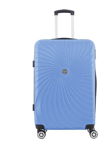 Geographical Norway 3tlg. Hardcase-Trolleyset "Sunlighteo" in Hellblau