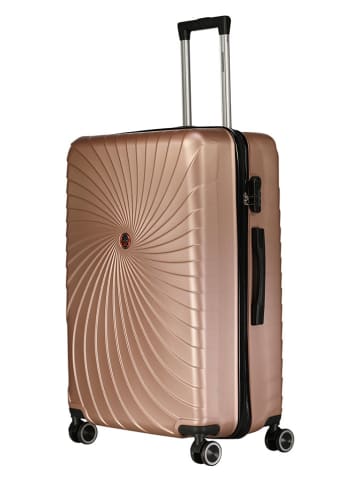 Geographical Norway 3-delige hardcase-trolleyset "Sunlighteo" champagnekleurig