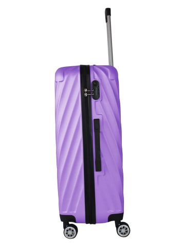 Geographical Norway 3tlg. Hardcase-Trolleyset "Swap" in Lila