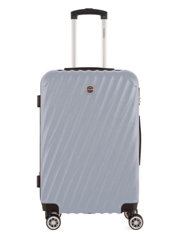 Geographical Norway 3tlg. Hardcase-Trolleyset "Swap" in Silber