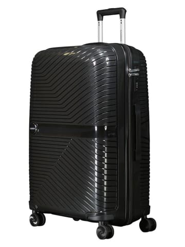 Geographical Norway 4-delige hardcase-trolleyset "Sarovel" zwart