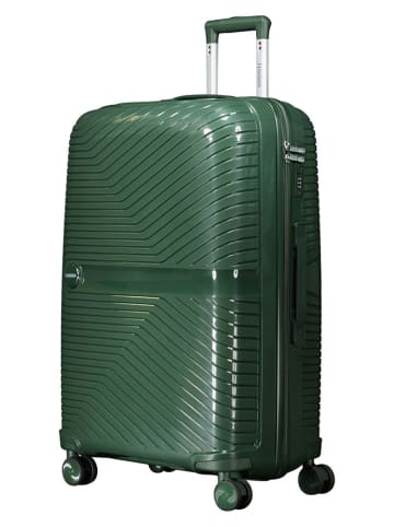 Geographical Norway 4-delige hardcase-trolleyset "Sarovel" groen