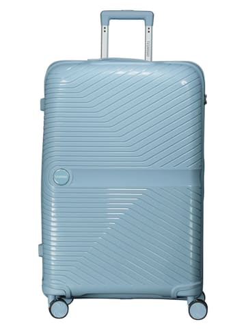 Geographical Norway 4-delige hardcase-trolleyset "Sarovel" lichtblauw