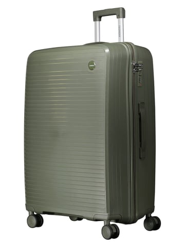 Geographical Norway 4-delige hardcase-trolleyset "Solvable" kaki