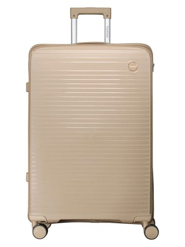 Geographical Norway 4tlg. Hardcase-Trolleyset "Solvable" in Beige