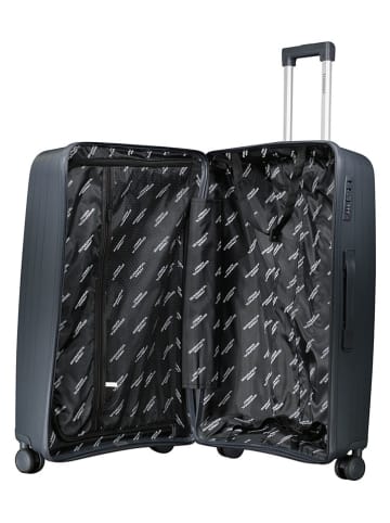 Geographical Norway 4tlg. Hardcase-Trolleyset "Solvable" in Anthrazit