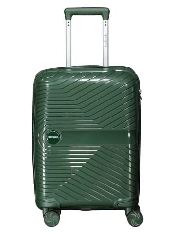 Geographical Norway Hardcase-trolley "Sarovel" groen - (B)34 x (H)53 x (D)21 cm