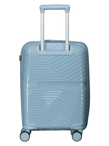 Geographical Norway Hardcase-trolley "Sarovel" lichtblauw - (B)34 x (H)53 x (D)21 cm