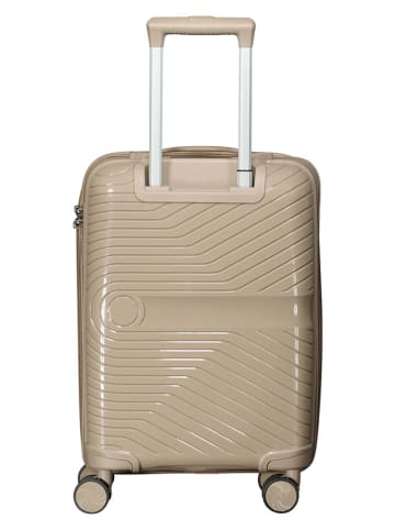 Geographical Norway Hardcase-trolley "Sarovel" beige - (B)34 x (H)53 x (D)21 cm