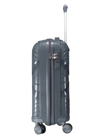 Geographical Norway Hardcase-trolley "Silkovette" donkergrijs