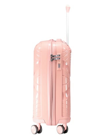 Geographical Norway Hardcase-Trolley "Silkovette" in Hellrosa - (B)34 x (H)53 x (T)21 cm