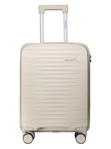 Geographical Norway Hardcase-trolley "Sillo" beige - (B)34 x (H)53 x (D)21 cm