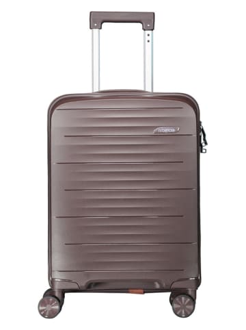 Geographical Norway Hardcase-trolley "Sillo" bruin - (B)34 x (H)53 x (D)21 cm