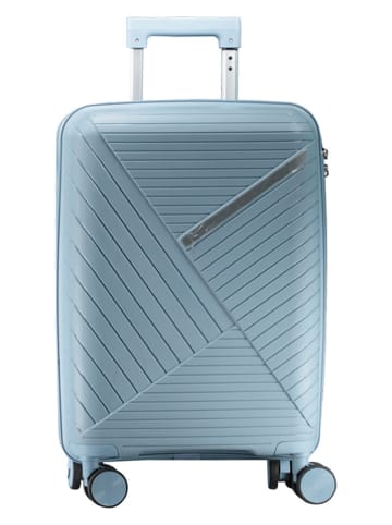 Geographical Norway Hardcase-Trolley "Simi" in Hellblau - (B)34 x (H)53 x (T)21 cm