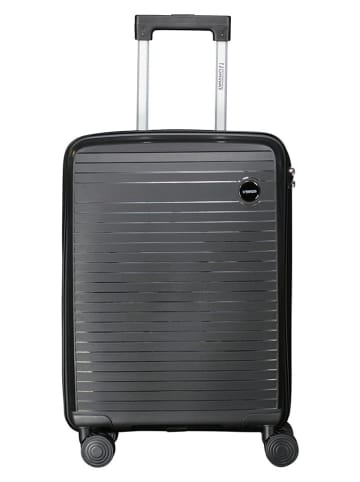 Geographical Norway Hardcase-trolley "Solvable" zwart - (B)34 x (H)53 x (D)21 cm