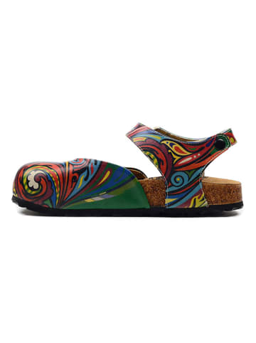 Calceo Enkelsandalen meerkleurig