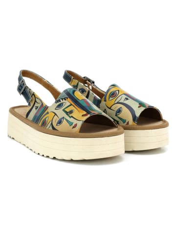 Calceo Haksandalen meerkleurig