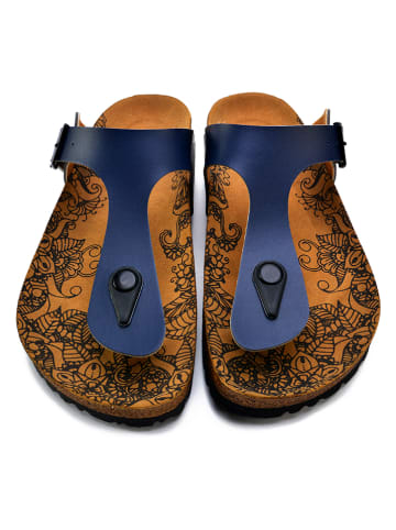 Calceo Teenslippers donkerblauw